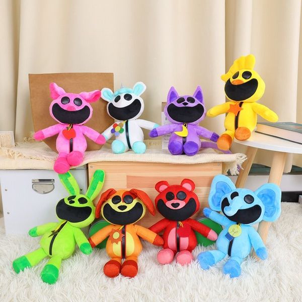 Nuovi animali di vendita Hot Critters Bambole di peluche ripiene Animali Cartoon Big Smiling Cat Toys Tsucj