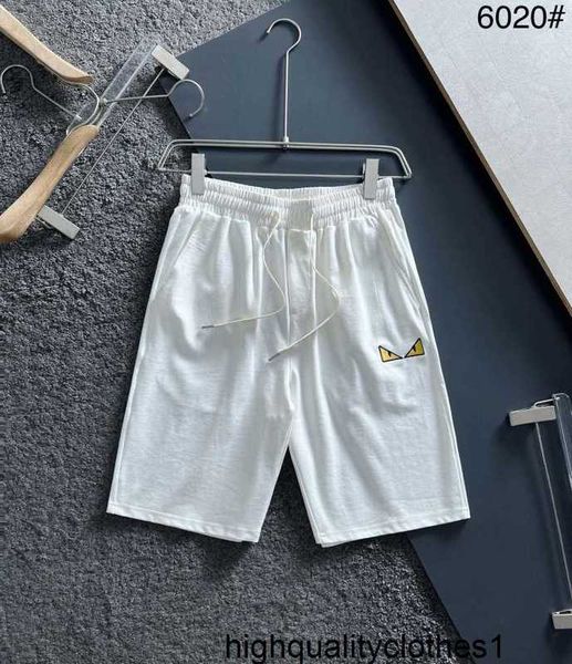 Designer-korrekte Version der Shorts „Little Monster Old Buddha“ für Herren, sommerliche dünne Strickhose aus reiner Baumwolle, trendige Marke, große Freizeit-Caprihose OJJZ