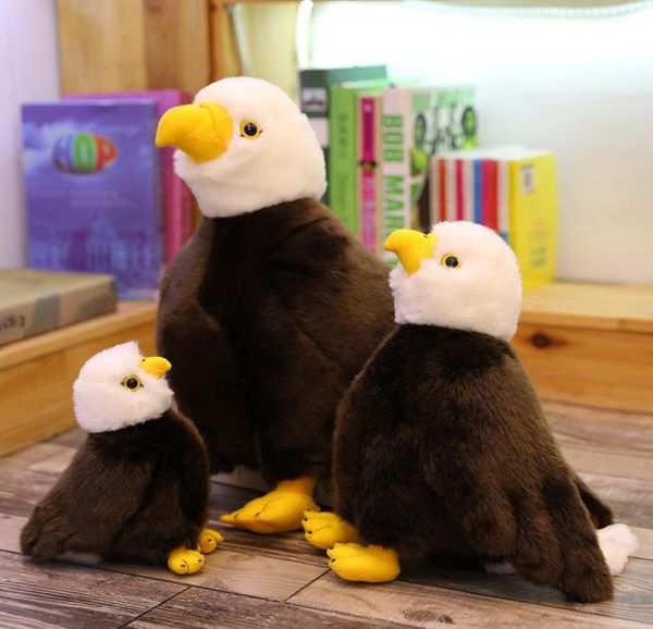 203040 см реалистичная птица морской орел мягкая игрушка моделирование животного орел плюшевая кукла детская плюшевая игрушка подарок на день рождения домашний декорatio8824331