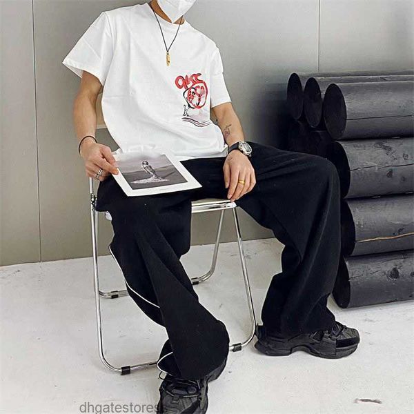 Maglietta da uomo designer lettere 3D Stampata Stilista Casual Estate tessuto in poli cotone Traspirante Uomo Donna Abbigliamento Coppie T-shirt Camicie natalizie all'ingrosso taglia S-5XL