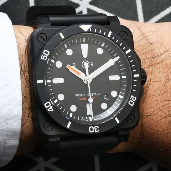 Relógios de pulso de alta qualidade Montre Luxe Original Bell Ross Mens Diver Relógio Cronógrafo Relógios Designer Homens Relógio de Luxo Dhgate Novo