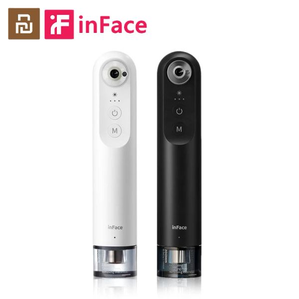 Garrafas youpin inface visual removedor de cravo limpeza facial acne 5 megapixel wifi câmera microscópio tratamentos faciais beleza ferramentas cuidados com a pele