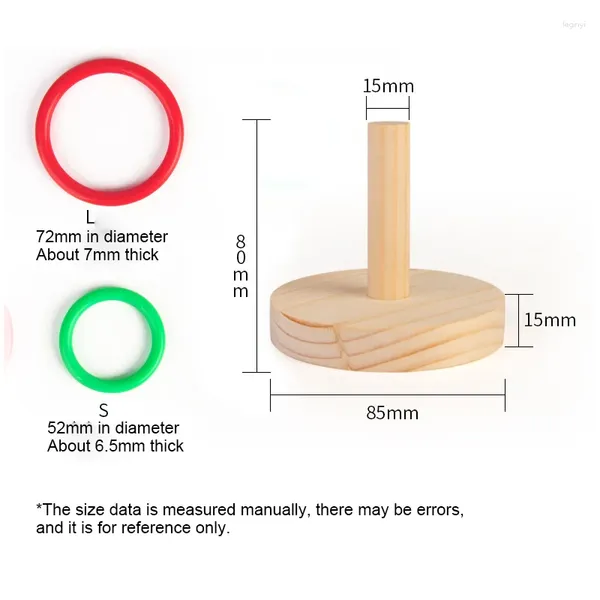 Outros suprimentos de pássaros papagaio brinquedo colorido anéis quebra-cabeça mini engraçado virola treinamento inteligência jogo interativo animal de estimação