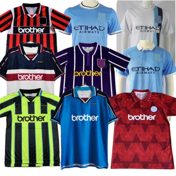 TOURE YAYA BALOTELLI Maglie retrò 2011 2012 città Retro Classic Finale uomo KUN AGUERO DICKOV TEVEZ HAALAND GOATER 98 99 01 camicia vintage KOMPANY 88 89