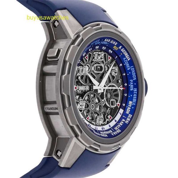 Bellissimo orologio da polso Collezione di orologi da polso RM RM63-02 Orologio automatico da uomo in titanio da 48 mm RM63-01