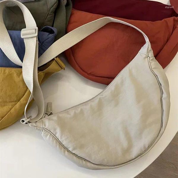 Вечерние сумки Минималистичный дизайн, женская сумка через плечо, модная нейлоновая сумка, маленький кошелек на плечо в стиле ретро для девочек, тканевая сумка