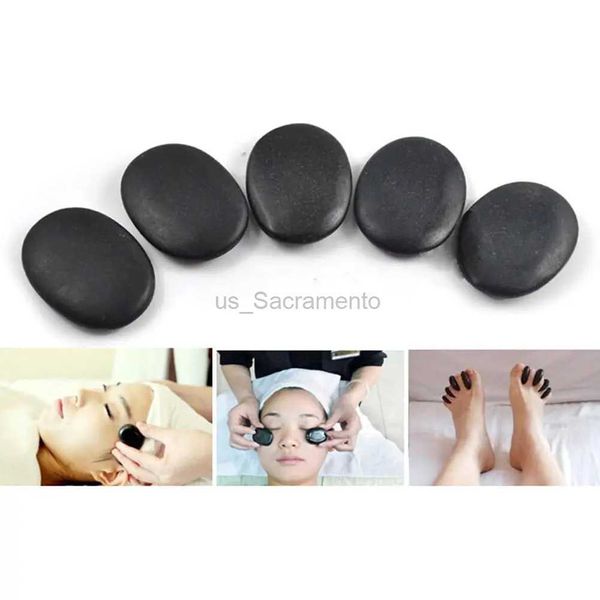 Massaggiatore viso JETTING-7 pezzi/set Safe Lava Natural 3 * 4 cm Stone Energy Massage Terapia con acqua calda Roccia Basalto Pietra Nuovo arrivo all'ingrosso 240321