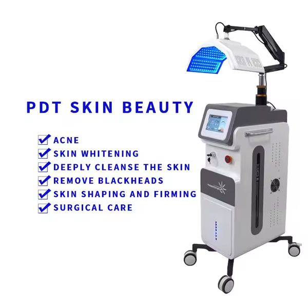 Cilt Gençleme 7 Renk PDT LED Yüz Kırmızı Işık Terapisi Makinesi Pigment Pigment Scars Pdt Makine LED Yüz Işık Terapisi