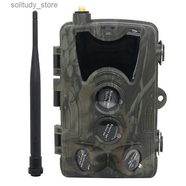 Telecamere da caccia 16MP 1080P Telecamera da caccia Visione notturna Telecamera da pista Videocamera digitale esterna impermeabile Fauna selvatica a infrarossi 2G 3G 4G Q240321