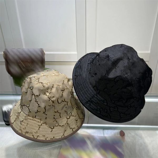 Bucket Hat Designer G0224 Hundert Casquette Cap Strandhüte Wide Salty Letter Fisherman Hats Street Style Outdoor Snapback
