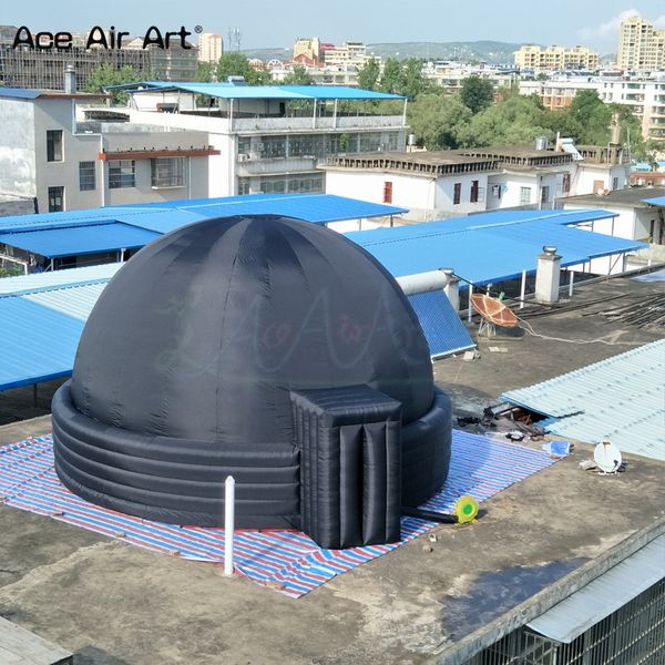 8MD (26ft) Taşınabilir Astronomik Eğitim Evi Şişme Starlab Projektör Ekran Çadır Müzesi Dome, Fermuar Kapısı Planetarium Dome Bölücü Duvarları