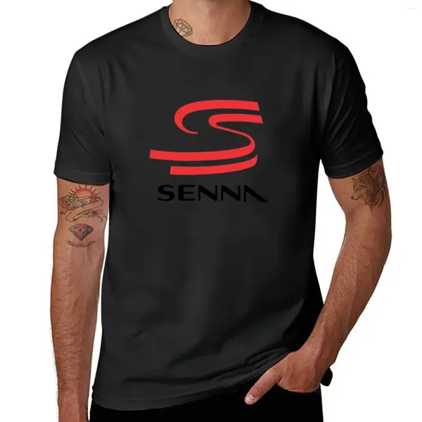 Herren-Tanktops, Ayrton Senna-T-Shirt, lustige T-Shirts, schwere Grafik-T-Shirts, Anime-Shirt für Männer