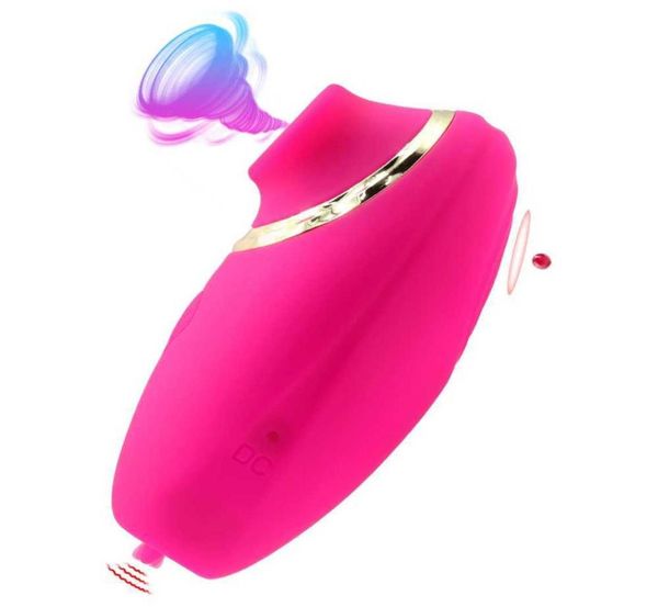 Ricarica USB Cunnilingus Vibratore Clitoride Vagina Capezzolo Massaggiatore Godetevi Leccata di lingua Succhiare Vibrazione Triplo piacere Giocattolo del sesso P2038444