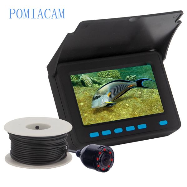 WF25C 20-метровая видеокамера со светодиодным эхолотом для рыбалки, 1200 ТВЛ, инфракрасная HD-камера для монитора, подводная водонепроницаемая камера с видеорегистратором