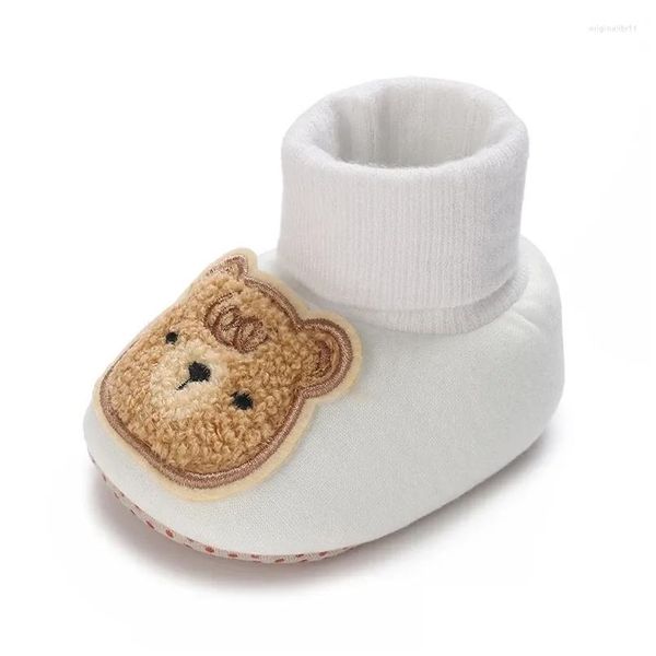 Stiefel Born Baby Jungen Mädchen Warme Bär Gemütliche Rutschfeste Sohle für Kleinkind Krippe Winter Socken Cartoon Schuhe Drop Lieferung Kinder Mutterschaft Otfbn