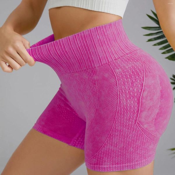 Damen Shorts Activewear Yoga Frauen Hohe Taille Push Up BuLift Mini Kurze Hosen Booty Gym Kleidung Outdoor-Sport