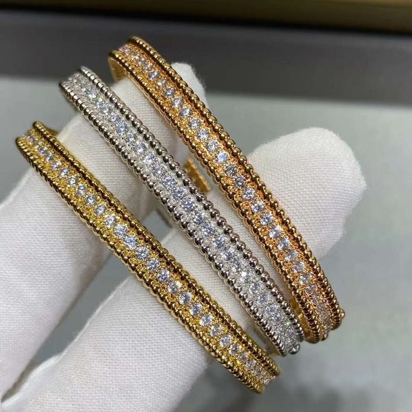 Heißes verkaufendes Sterlingsilber-Diamantarmband mit runden Kanten, klassischer Modemarken-Bankettschmuck