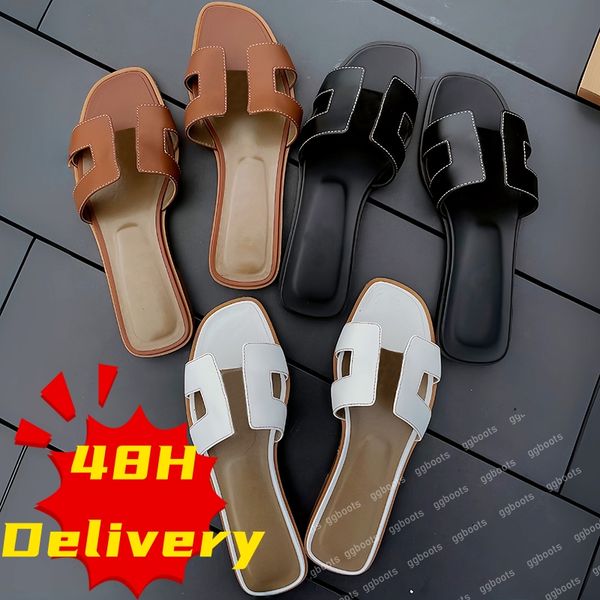 Sandálias de designer para mulheres slide luxo chinelos planos verão praia sandália clássico borracha slides camurça couro genuíno sliders ao ar livre casual senhora flip flops