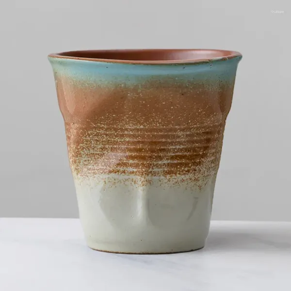 Kaffeekannen Keramiktasse Stoare Tee Home Minimalistischer Stil JP Retro Mehrfarbige Wassertassen Büro Shop Tassen