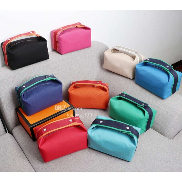 10a bolsa de maquiagem de luxo bolsa de higiene feminina bolsa de mão de algodão bordado bolsa de maquiagem designer bolsa de cosméticos de armazenamento de viagem