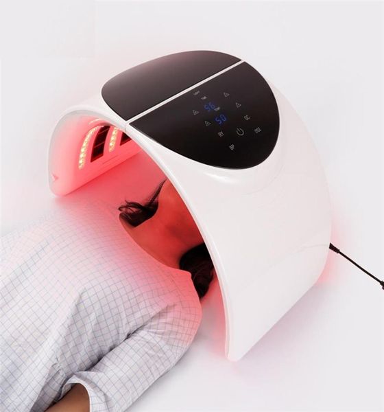 Dobrável 7 cores PDT máscara facial lâmpada facial máquina Pon terapia luz LED rejuvenescimento da pele anti rugas cuidados com a pele beleza mas2796847