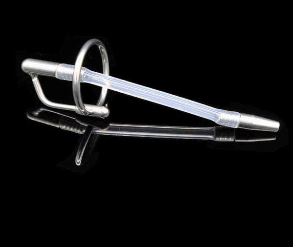 Nxy cateter e som dispositivo de masturbação masculino pênis cateter plug aço inoxidável dilatador uretral som vara masculino brinquedo sexual stim3739462