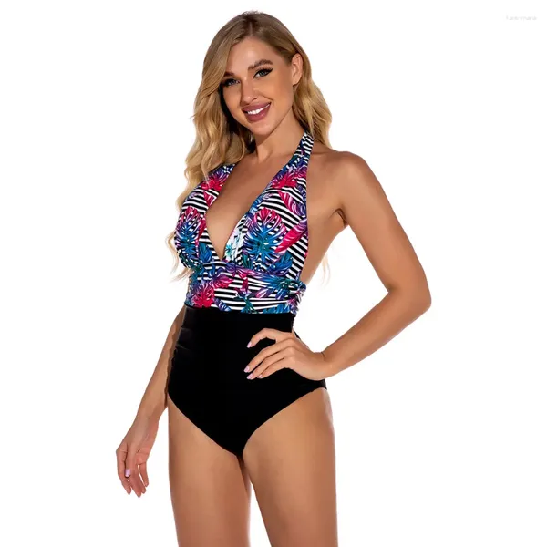 Costume da bagno da donna con stampa floreale Costume da bagno da donna Bikini brasiliano Push Up Bikini Fasciatura Biquini Feminino Costume da bagno