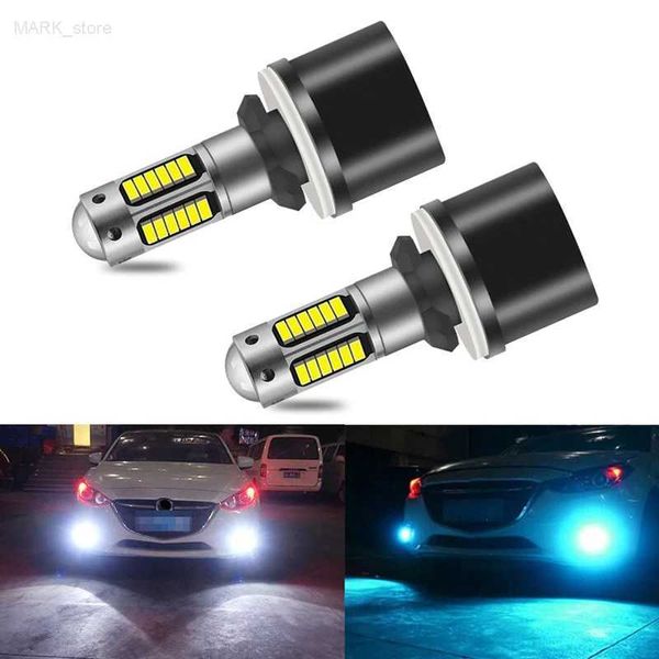 Outras luzes de carro 2x 880 H27 Lâmpada LED Super Bright 4014 Chip 30sm LED Lâmpada de substituição para luz de nevoeiro automotiva Luz de circulação diurna Branco Gelo BlueL204