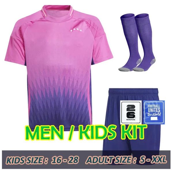 2024 Euro Coppa Germania Maglie da calcio Musiala Muller Reus Gnabry Sane Kroos Kimmich Werner Fullkrug Haverg Havertz Fan Player Men Kids Kits Away Football Shirt 9611