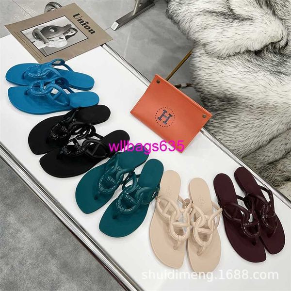 Aloha Rubber Sandalen Damen Hausschuhe 2024 Hausschuhe Cross Border Pig Nose Hausschuhe Damen Pinch Toe Hausschuhe Flat Bottom Jelly Shoes Herringb haben Logo HBQX6O