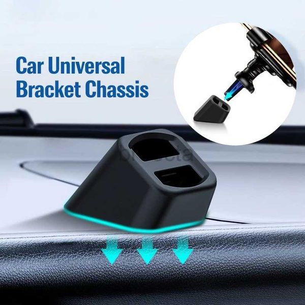 Suportes para montagens de telefone celular McGiLLon Universal Wireless Car Charger Stand Base Dashboard Mount Car Mobile Phone Holder Bracket Air Outlet Clip Acessórios 240322