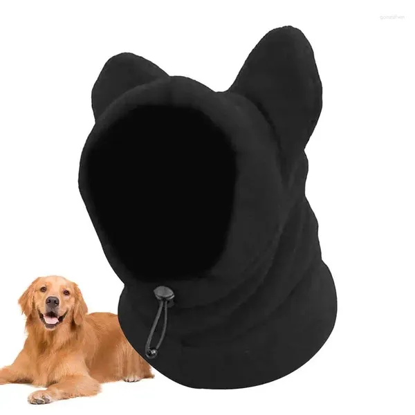 Abbigliamento per cani Cappello invernale Orecchie lavabili creative Felpa con cappuccio Testa Avvolgente Scaldacollo Sciarpa Cucciolo Cappucci di protezione dal freddo per esterni Forniture per animali domestici