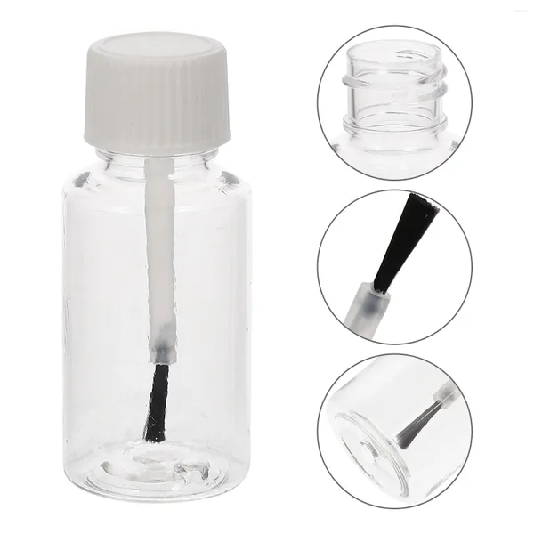 Bottiglie di stoccaggio 8 pezzi Cura bottiglia vuota per smalto Olio essenziale trasparente I gel portatili per animali domestici