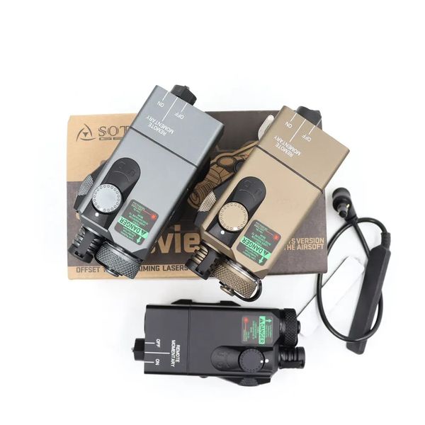 Sotac OTAL-C Offset-Ziellaser, grüne Laservisierhalterung, passend für Picatinny-Schiene, Jagdzubehör