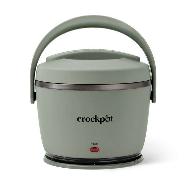 Crockpot 20-oz Crock Speisenwärmer, beheizte Lunchbox, Moonshine Green (6,54 H x 6,54 L x 6,54 B)