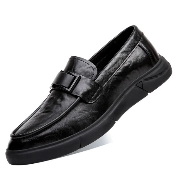 Обувь мужские туфли Обувь Обувь кожа кожа мужчина подходит для обуви Формальные туфли мужские классические мужские сапоги Ship Plush Sepatu Slip on Pria Bona