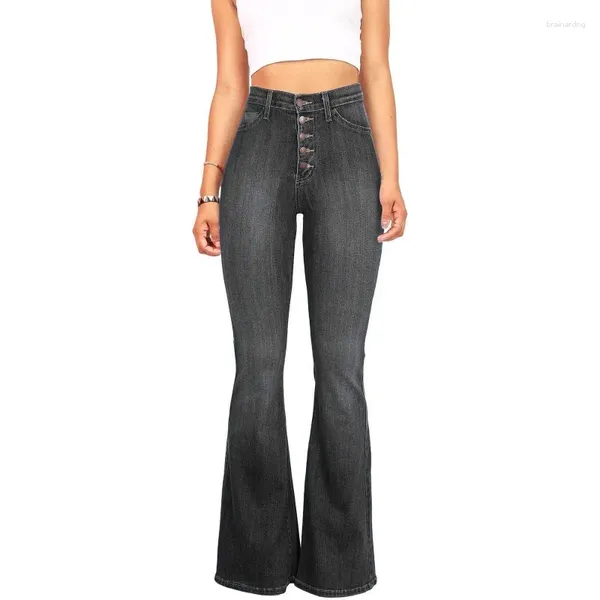Jeans da donna Arrivi Sense Design 2024 Abbigliamento primavera estate Moda skinny elasticizzata a vita alta