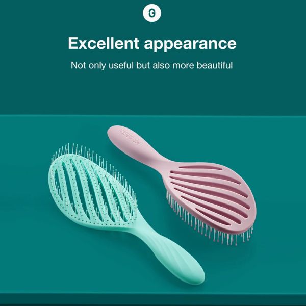 Ferramentas Sr. Green Alemanha Ladies Hairbrush Scalp Massage pente de cabelo de estilista de estilista Quick Detankling Tool de cachos molhados e secos