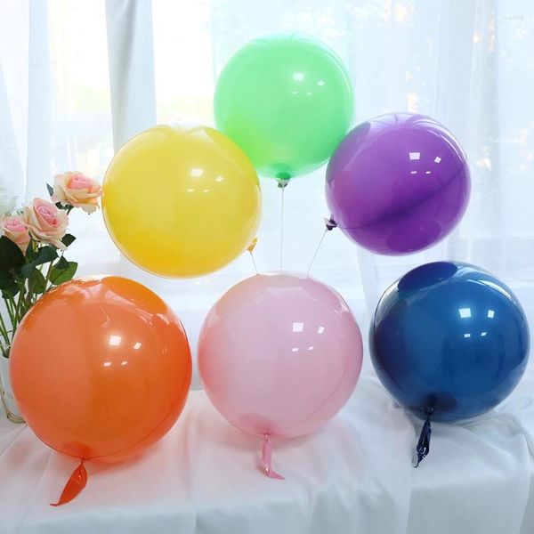 Party-Dekoration, 2 Stück, Macaron-Blasenballon, 45,7 cm, Pastell-Süßigkeitsfarben-Kugelballons für Hochzeit, Geburtstag, Dekoration, Babyparty, Kindergeschenk