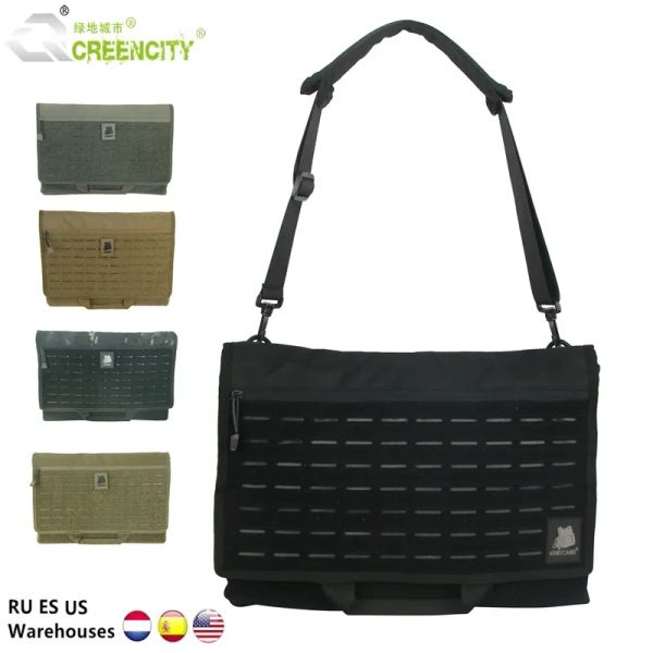 Bolsas de malas táticas de 15 polegadas de laptop ipad bolsa de mensagens de ombro militar masculino para homens de tophandle bolas de tophandle