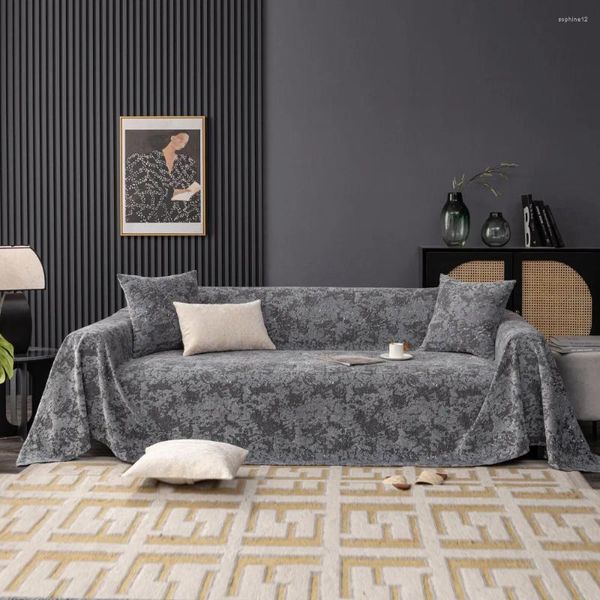 Coprisedie Lavabile in lavatrice Classico europeo Autunno Inverno Peluche Jacquard in rilievo Velluto in rilievo Asciugamano Copridivano Cuscino Coperta Tappeto