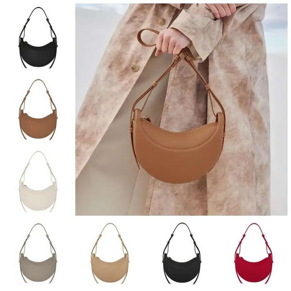 Bolsas de ombro 10a bolsa feminina de alta qualidade designer pétala bolsa ed crescente lua axila sacos minoria design moda couro k3 m1 m1