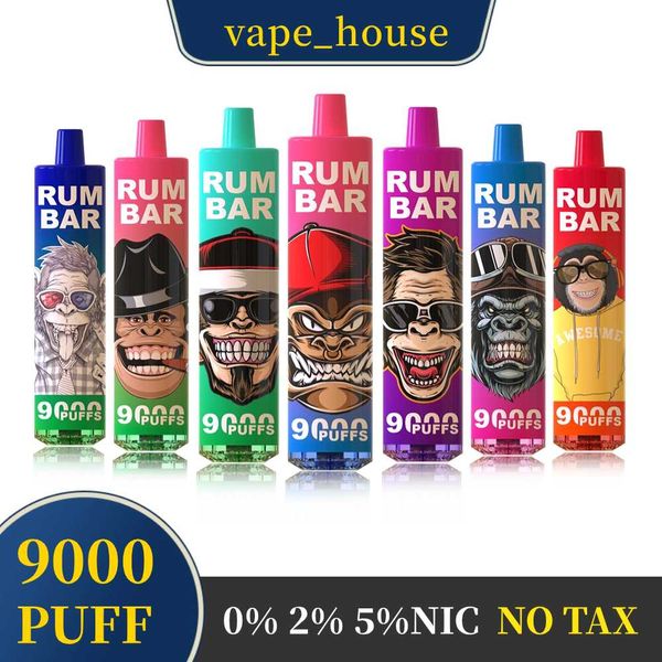 Venda imperdível puff 9k pro vapes 0% 2% 5% descartável puff tornado em estoque