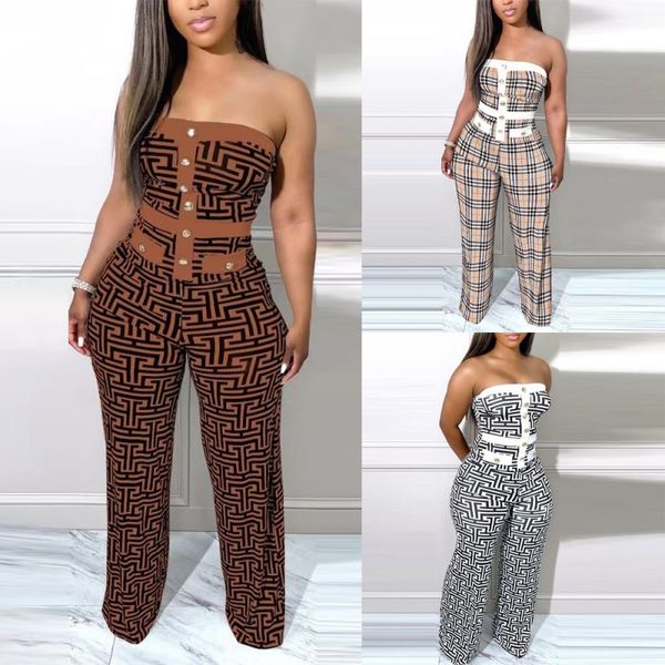 Freizeitkleider Damen Jumpsuits Strampler Herbst Sommerkleidung Sexy Club Langarm Solide Röhrenhosen Sportbekleidung Bodys Club Party Anzüge Outfits Größe S-2Xl K8019