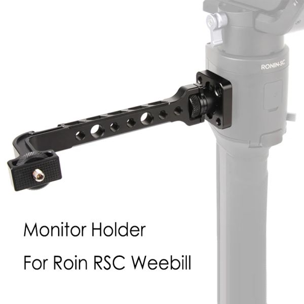 Heads Wb Alumínio Handle Grip Handbar Suporte estendido Monitor Mount para Zhiyun Weebill Lab Camera Gimbal Ronin Sc Estabilizador portátil