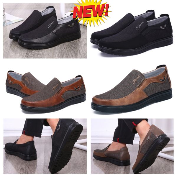 Modello Formale Designer GAI Scarpe eleganti Uomo Scarpe nere Punta dei piedi abito da banchetto da uomo Scarpe da lavoro firmate con tacco EUR 38-50 morbide