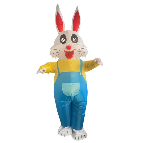 Aufblasbare Osterhasen Dekorationen Ostern Kaninchen aufblasbare Spielzeug für Party im Freien Hausgartendekor für Erwachsene