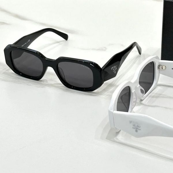 PD Kare Güneş Gözlüğü HD Naylon Lensler UV400 Anti-Radiation Street Fashion Beach Podyum Tüm Giyim Eşleşen Stil Tasarımcı Güneş Gözlüğü Box ile UNISEX