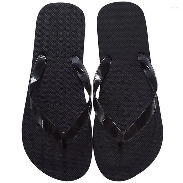 Casual Schuhe 2024 Sommer Männer Hausschuhe Mode Einfache Outdoor-Flip-flops Strand Flache Sohle Nicht-slip Männlichen Gummi grundlegende Sandalen