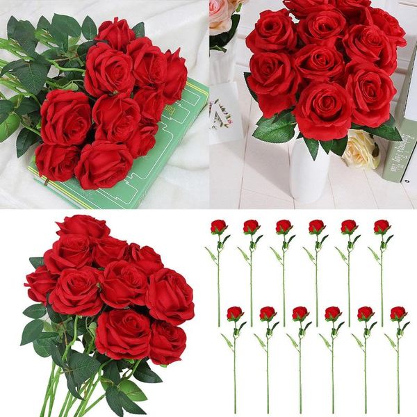 Dekorative Blumen zum Aufhängen, Herbstkorb, Rose, einhändig, für Hochzeit, Heimdekoration, Blumenarrangement, künstliche Arrangements